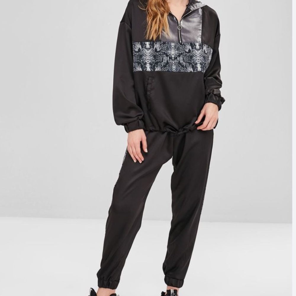 ZARA half zip hoodie